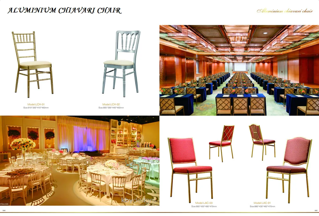 ALUMINIUM CHIAVARI CHAIR 044-045