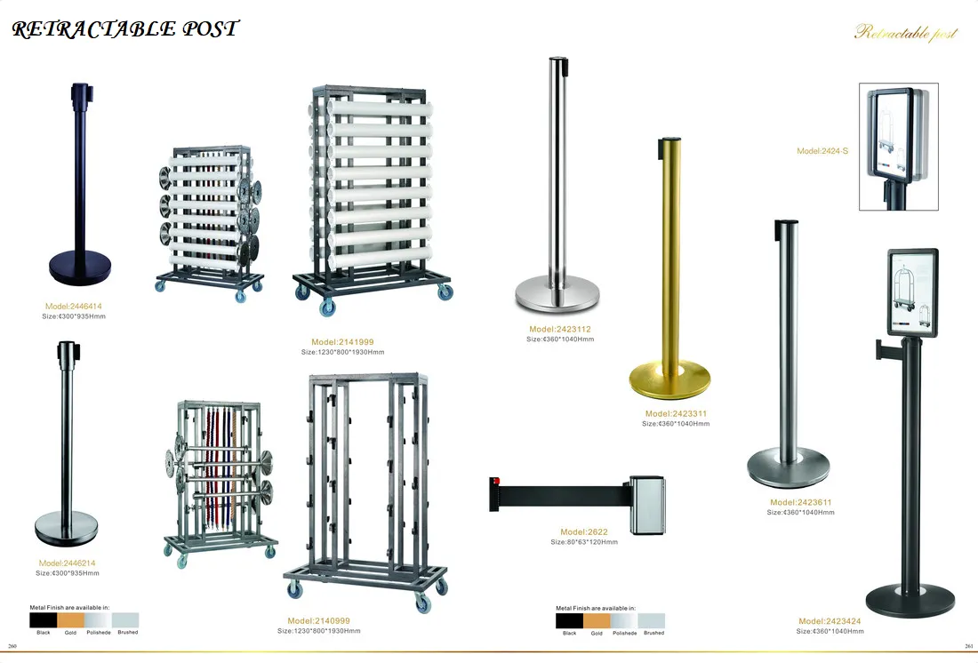 RETRACTABLE POST 260-261