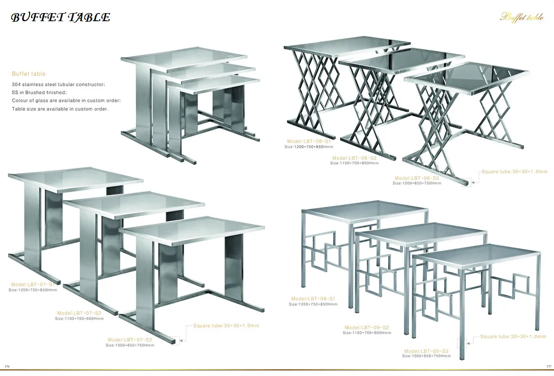 BUFFET TABLE 176-177