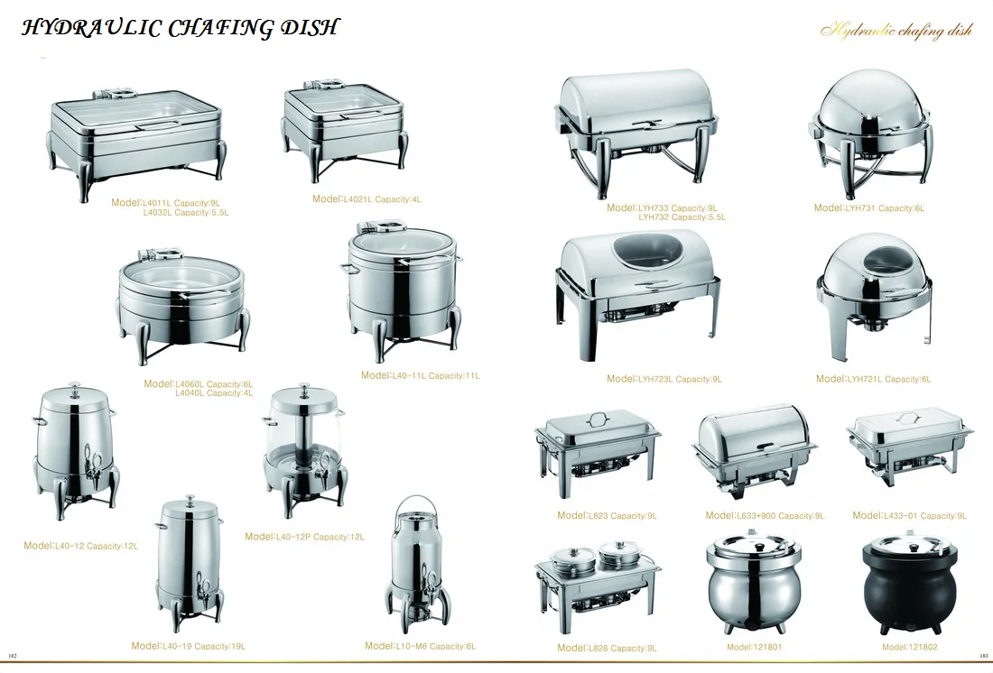 HYDRAULIC CHAFING DISH 182-183