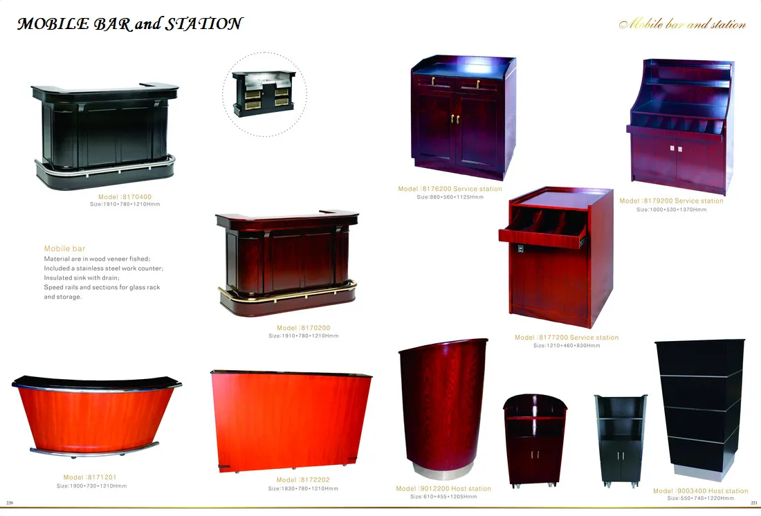MOBILE BAR and STATION 220-221