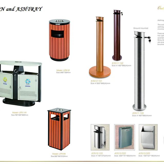 OUTDOOR BIN AND ASTRAY 246-247
