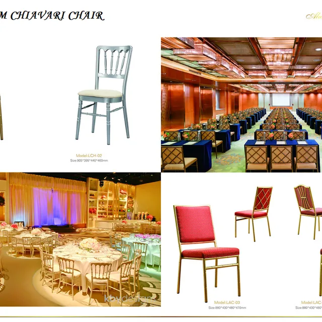 ALUMINIUM CHIAVARI CHAIR 044-045